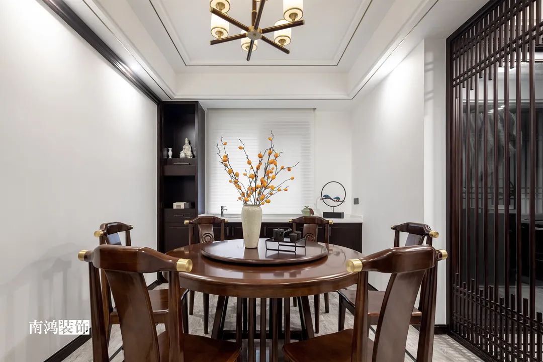 新中式风雅住宅丨浙江南鸿装饰-35