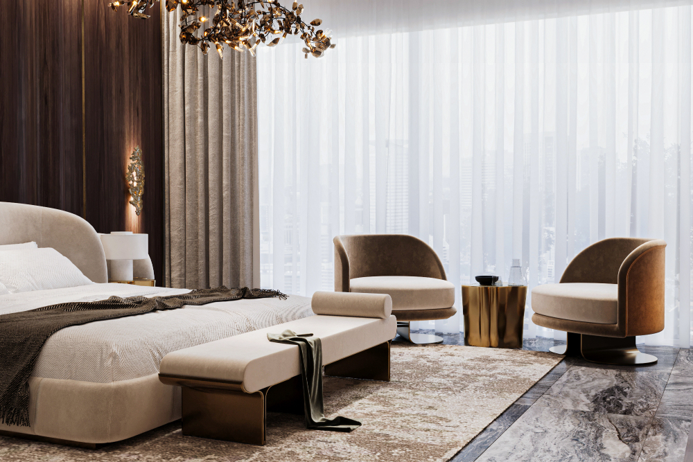 泰姬设计风格主卧室-13