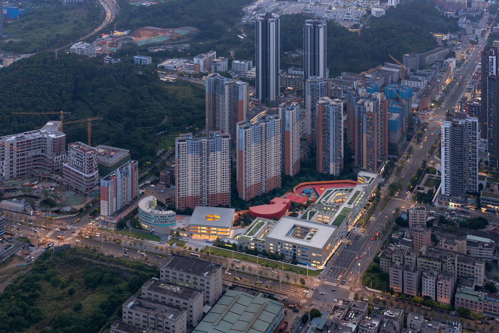 龙岗双子星学校（围龙书院,围屋学社）丨中国深圳丨URBANUS都市实践-81