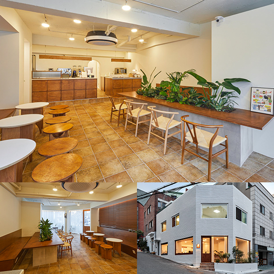 21 平米咖啡店，白色与木纹的温馨空间-1