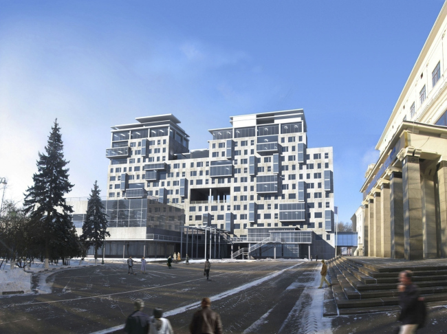 俄罗斯国立社会大学学生体育综合体丨俄罗斯莫斯科丨Yuri Vissarionov建筑事务所-38