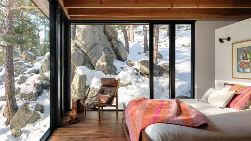 科罗拉多山火幸存者——"Goatbarn Lane" 极简防火住宅-0