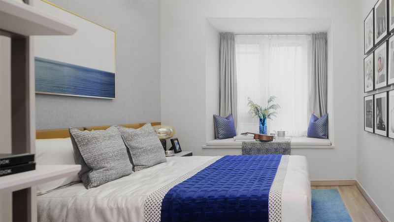 现代懒人生活空间，跳脱色彩展现简洁之美-7