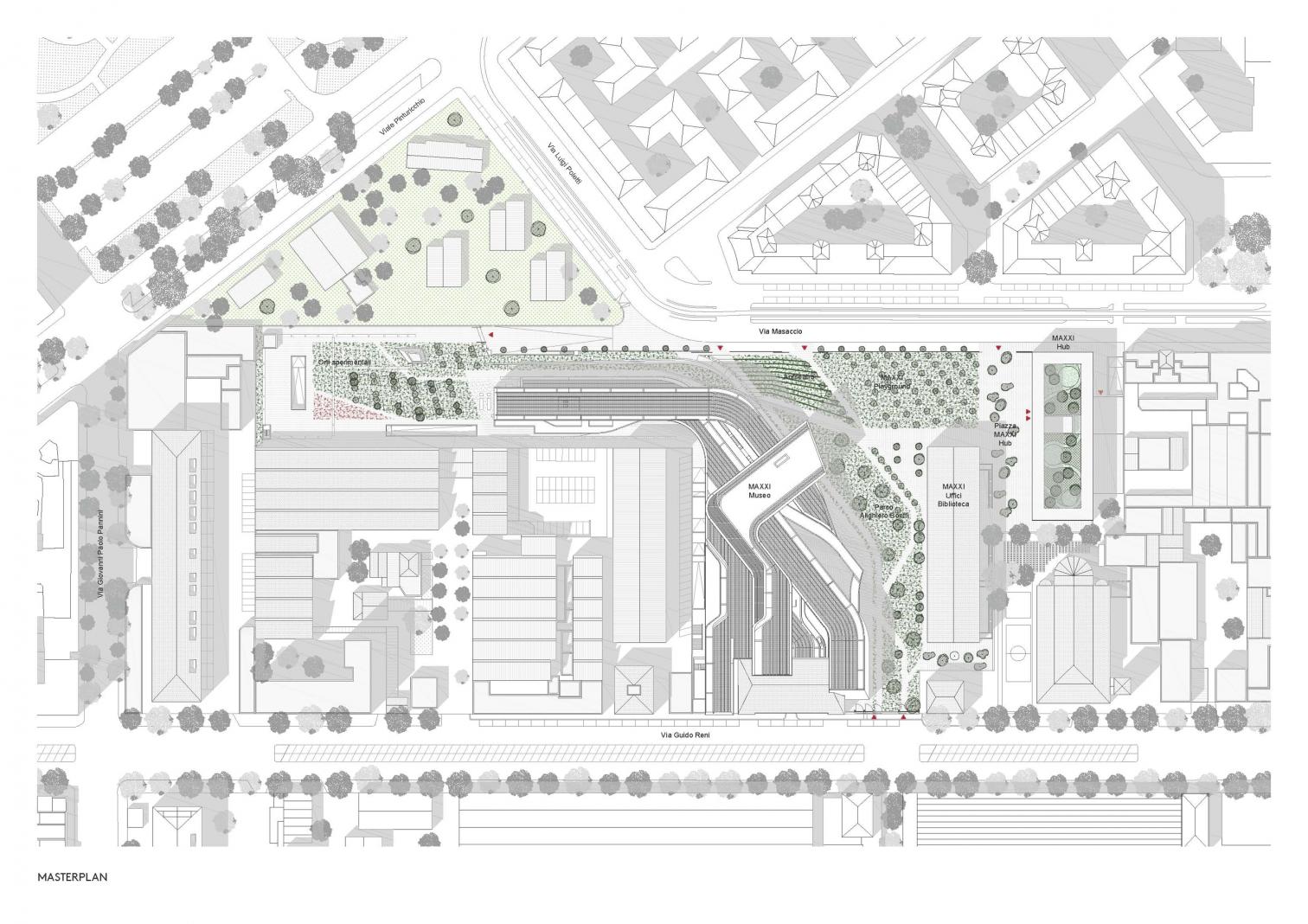 罗马 MAXXI 博物馆扩建竞赛设计方案丨意大利罗马丨LAN 工作室等-10