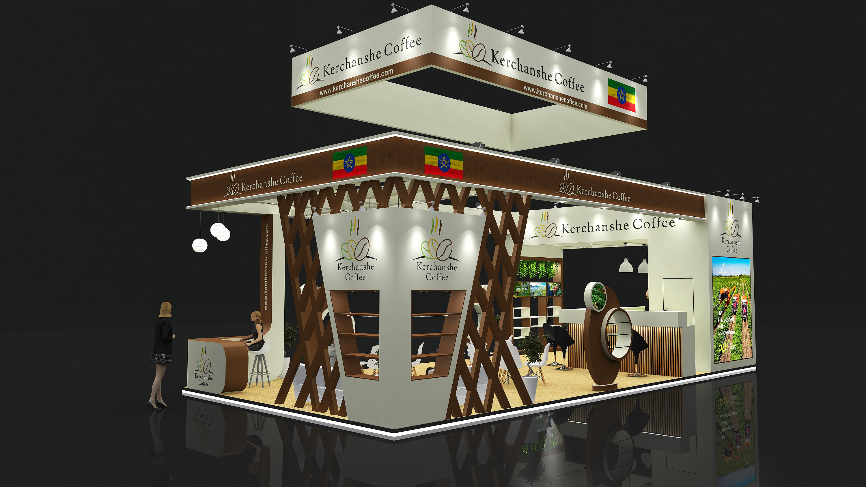 KERCHANSHE COFFEE 12X6M STALL DESIGN IN DUBAI-6