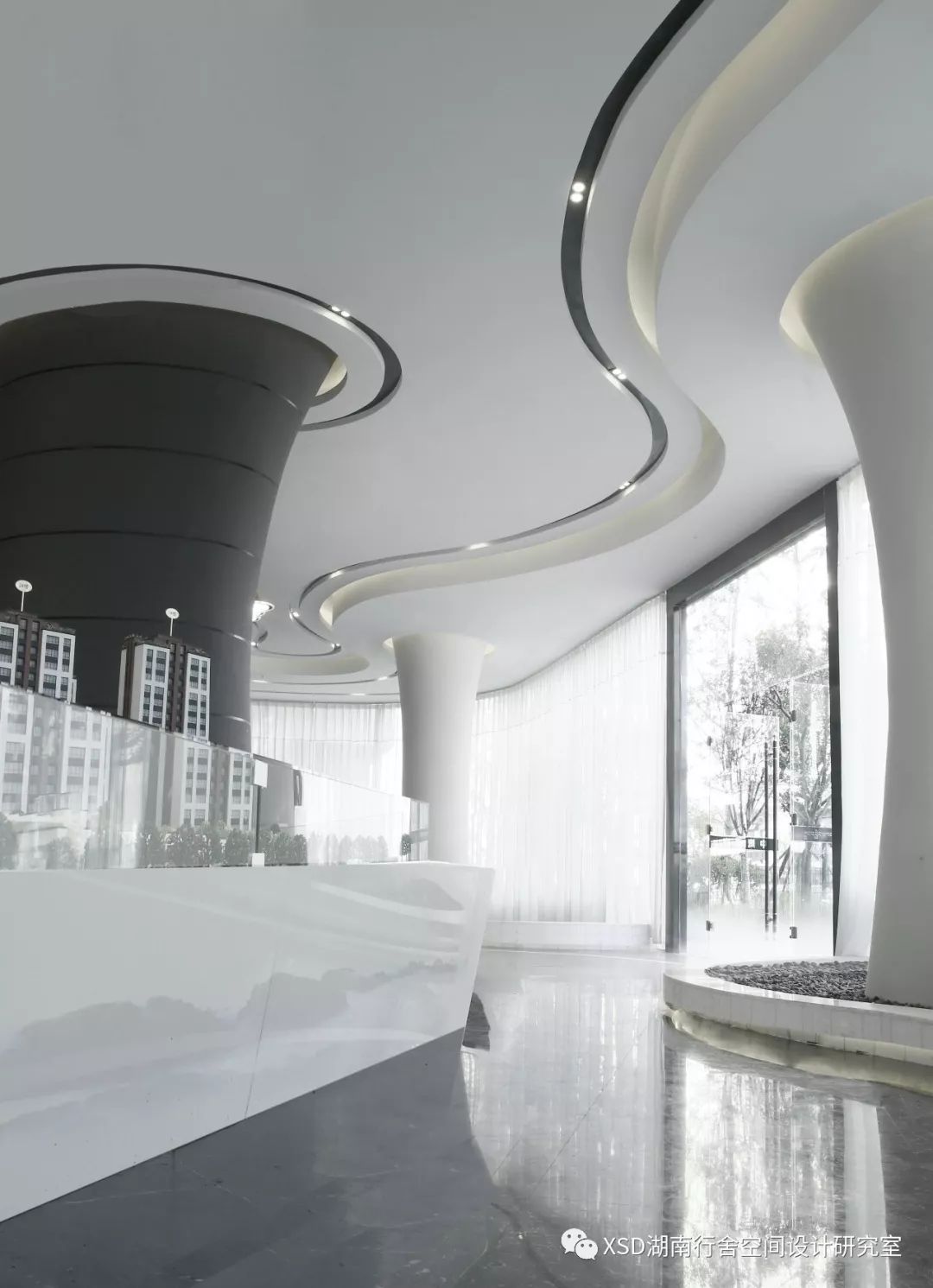 《曲韵》藏地之舞——现代风格售楼中心设计-31