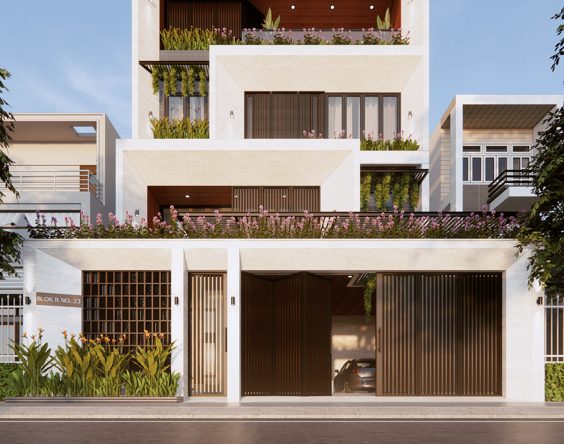 Sunter House  雅加达现代热带住宅丨印度尼西亚雅加达-2