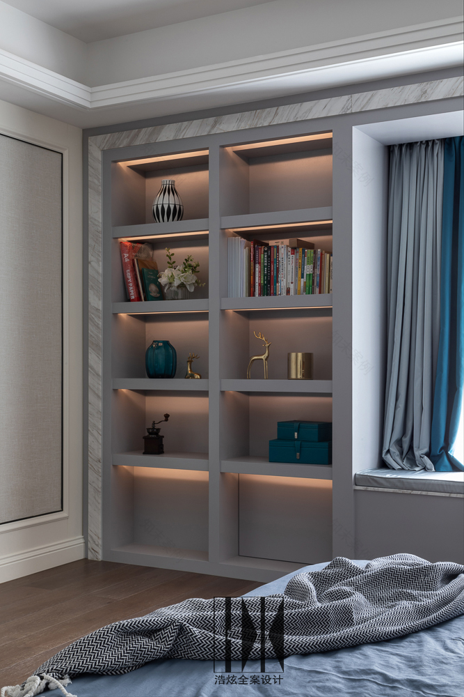 杭州江景房全案设计 | 动静分区,观景休闲的生活方式-58