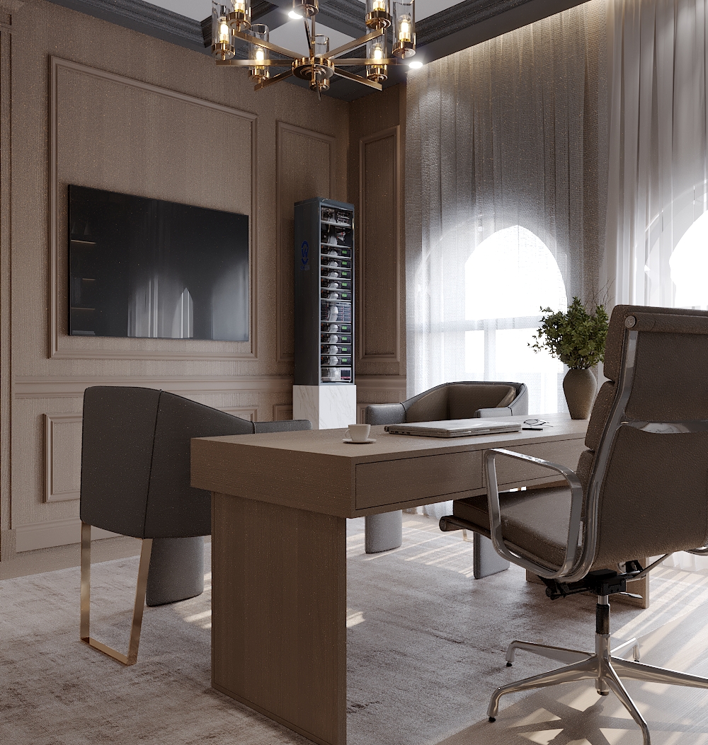 办公室新古典室内设计-3