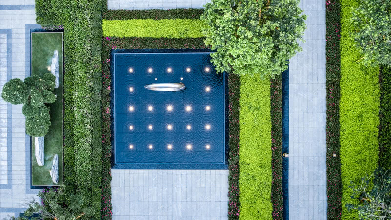 南宁龙光玖誉城-郡城居住区 水景庭院诗意空间-6