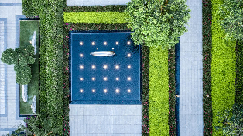 南宁龙光玖誉城-郡城居住区 水景庭院诗意空间-6