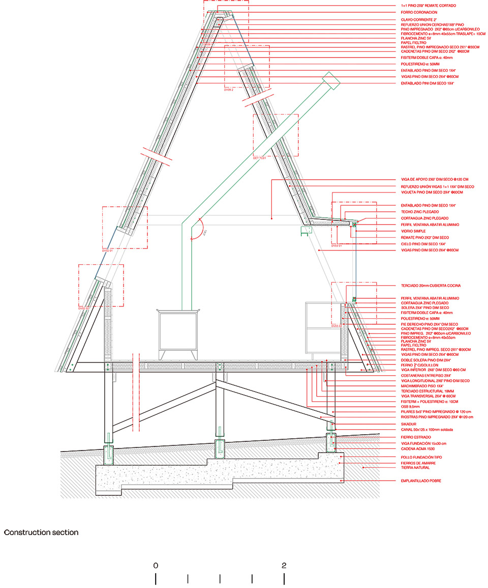 公园管理员 Aladino 的家丨智利丨Iván Bravo Architects-59