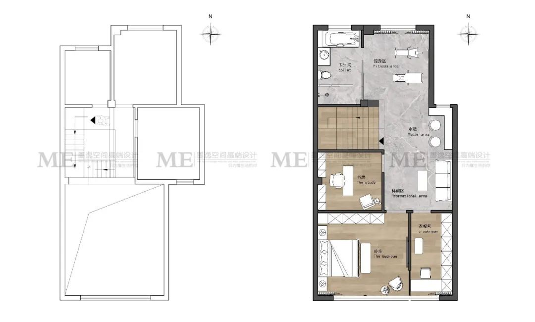 330m²龙山希思庄园别墅 | 自然纯粹的多功能空间设计-16