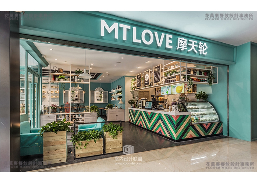 深圳花万里餐饮策划设计|中山-摩天轮咖啡馆—文艺小清新-8