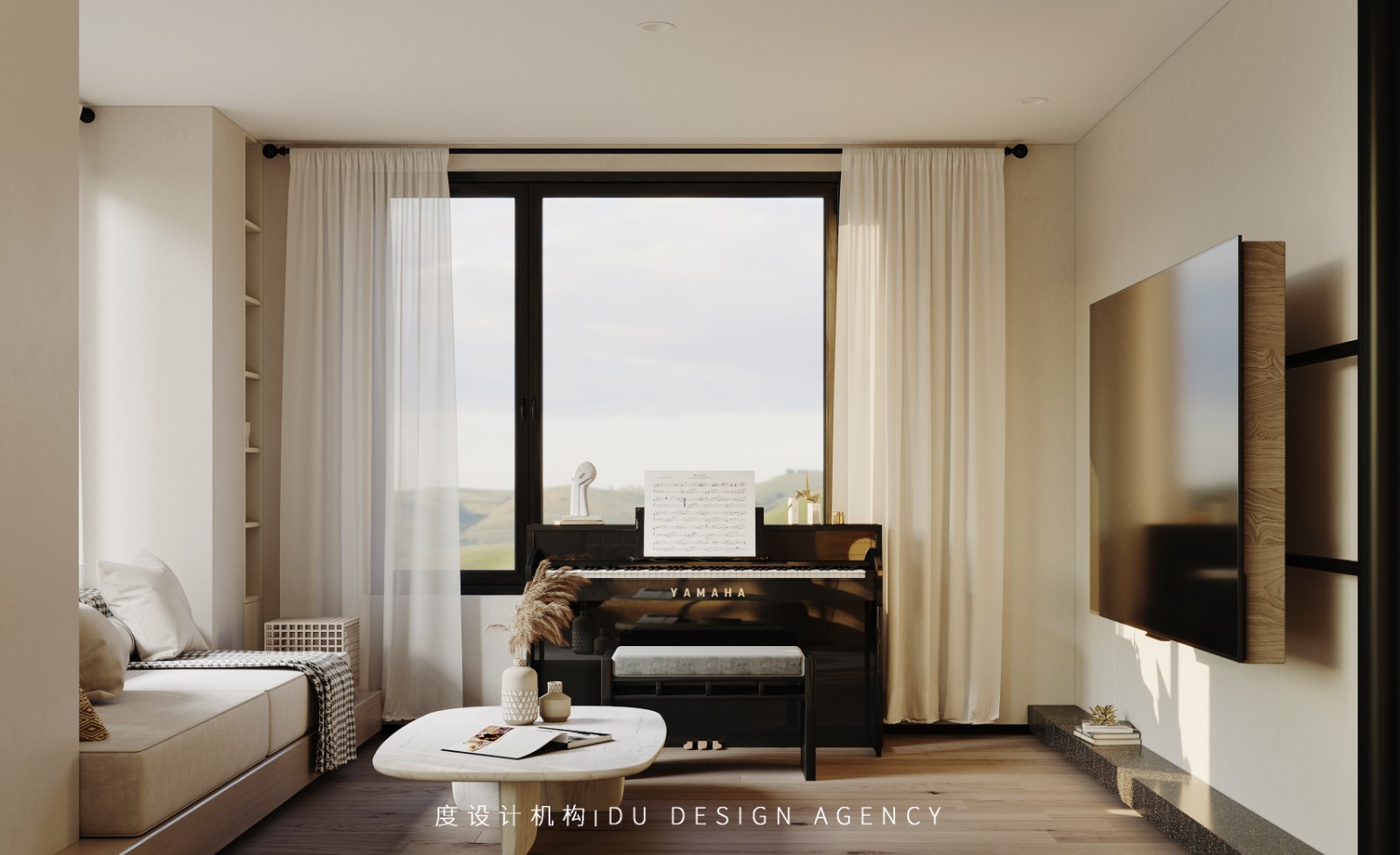 现代简约客厅设计案例-5