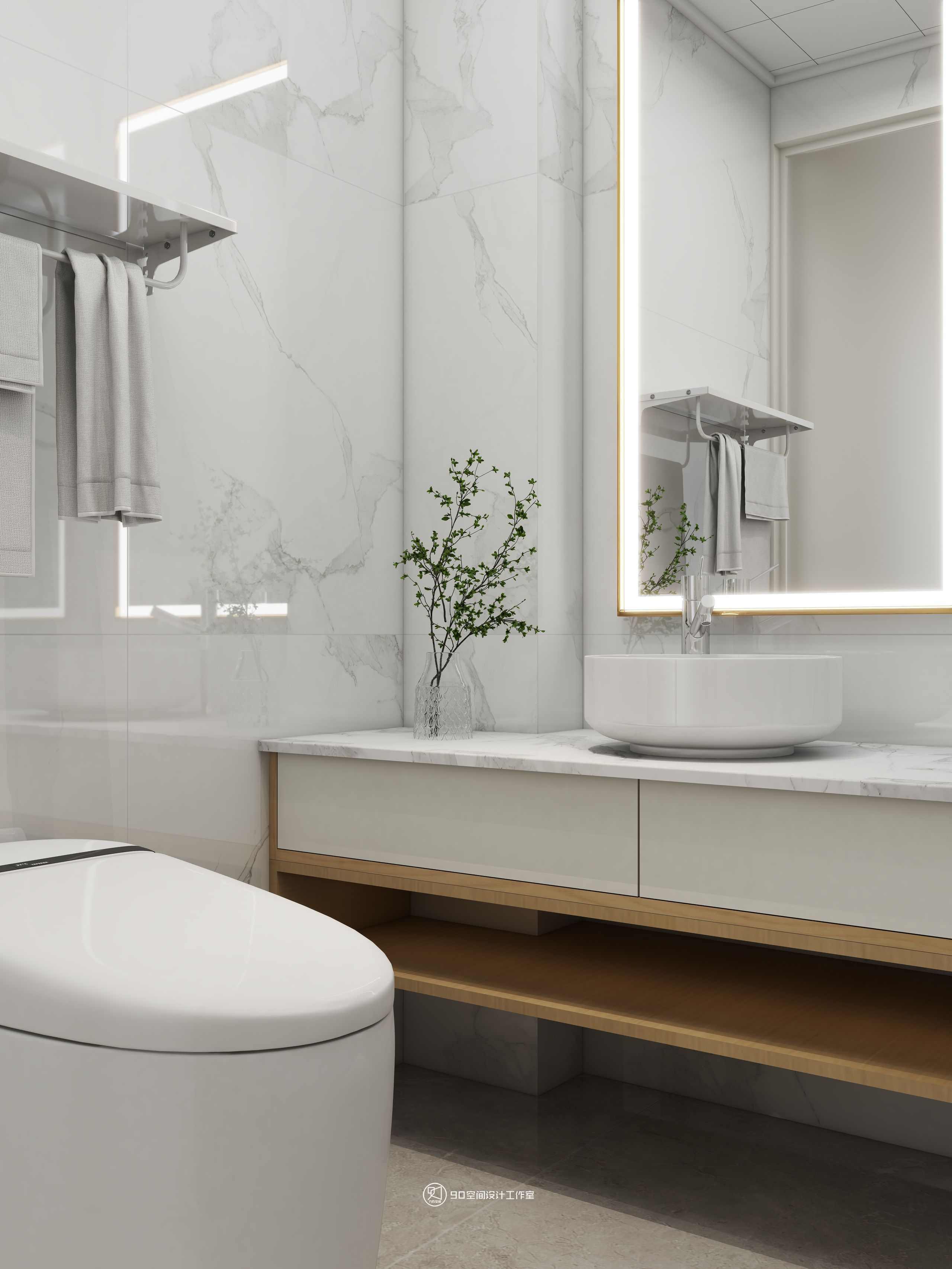 90 空间设计∣128㎡北欧奶油风-39