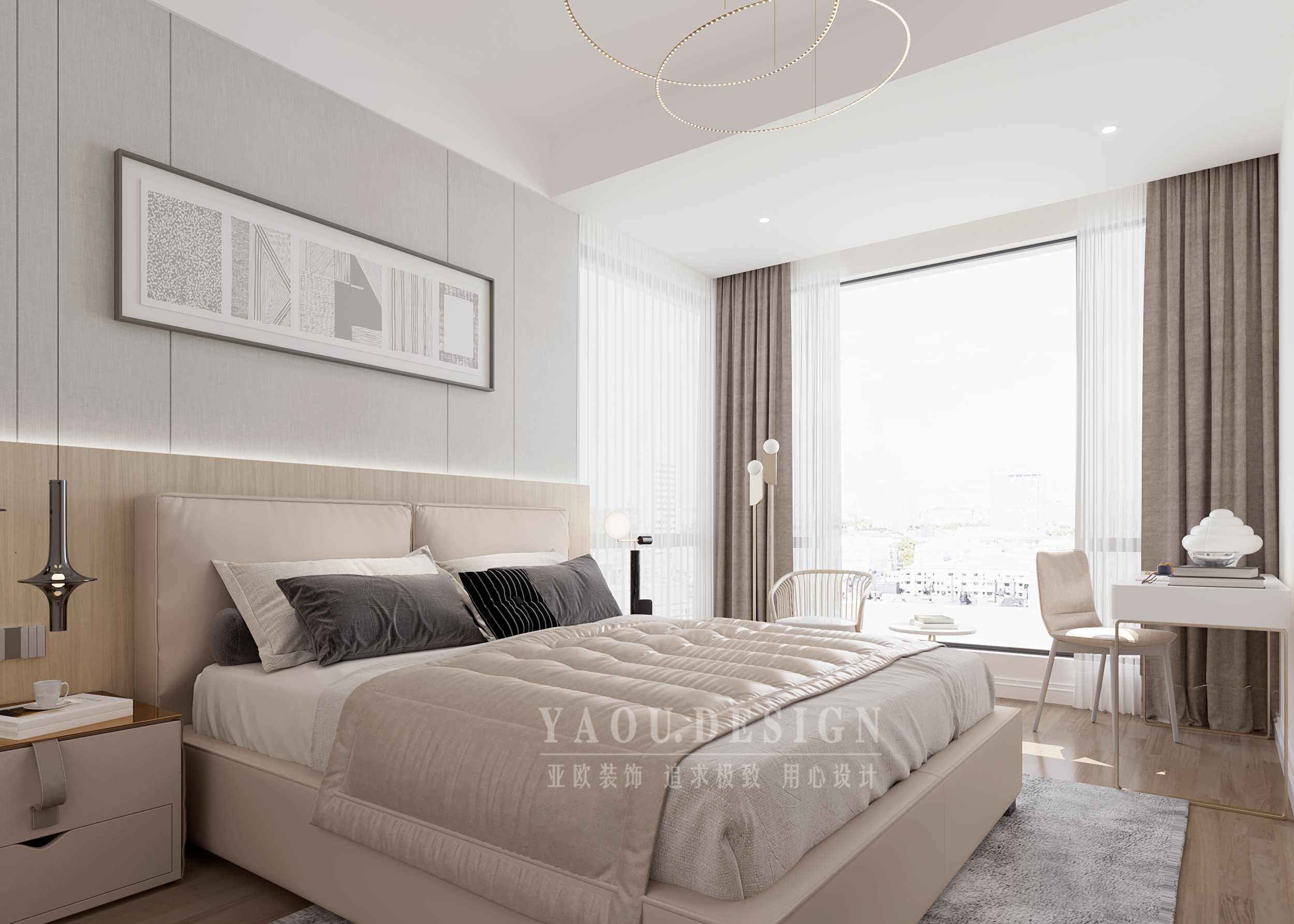 安吉山语城现代复式家居设计丨亚欧设计-18