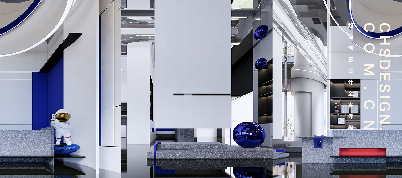 方圆之间·办公室样板间方案设计丨超前创意设计-37