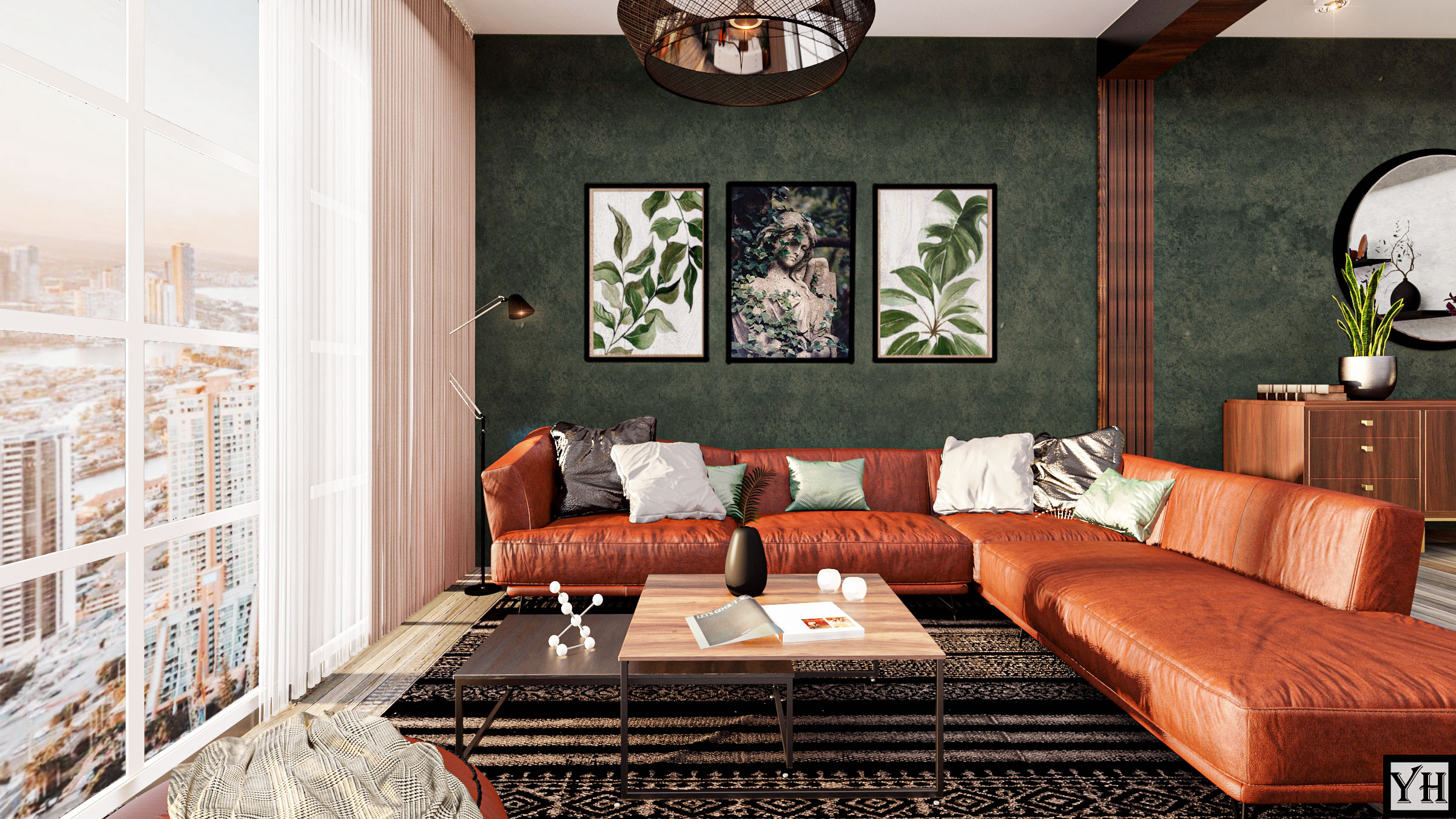 RECEPTION INTERIOR DESIGN INSPIRED BY NATURE-2