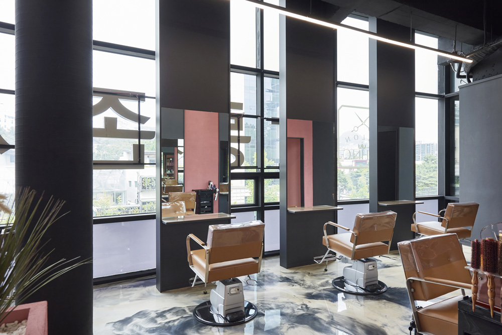 简约 30 坪美容室，黑粉撞色诠释精致品味-8