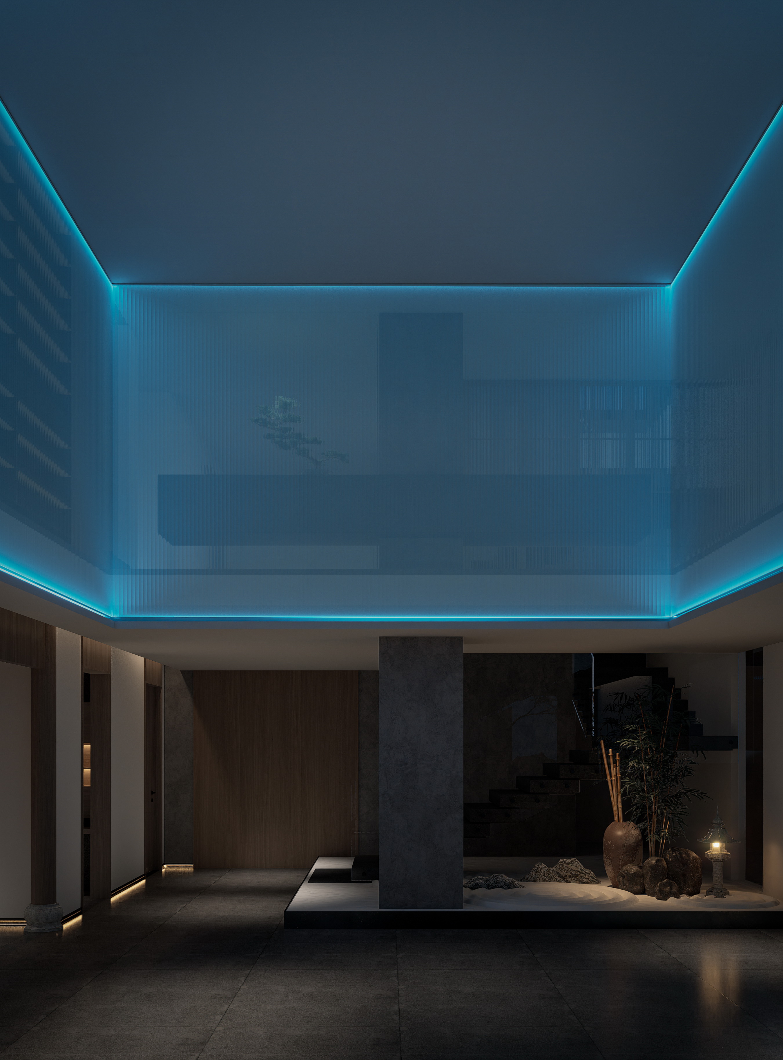 万境壹空·朝花夕拾私人茶会所空间设计丨万境壹空美学设计师-6