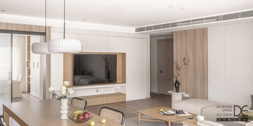 121㎡原木自然风丨DE设计事务所-33