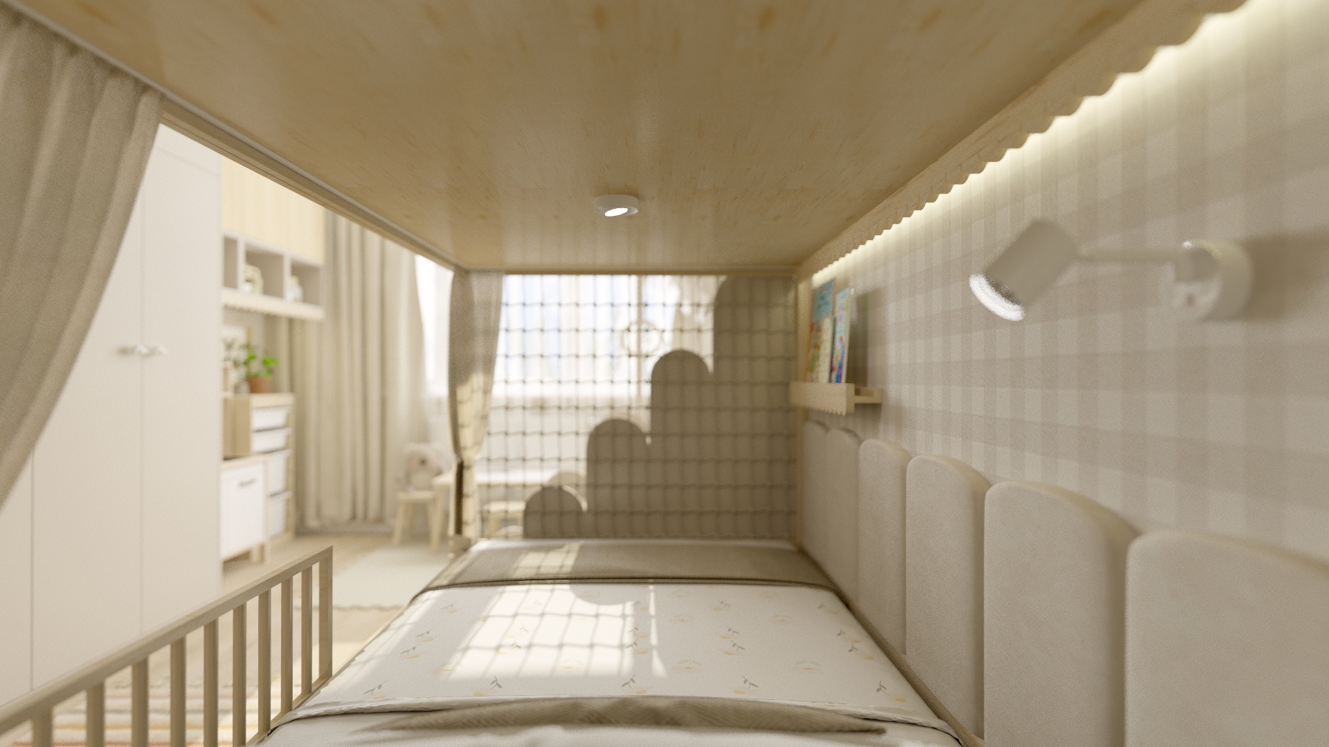 Pokój Zosi z antresolą w wersji beżowej | Wrocław-17