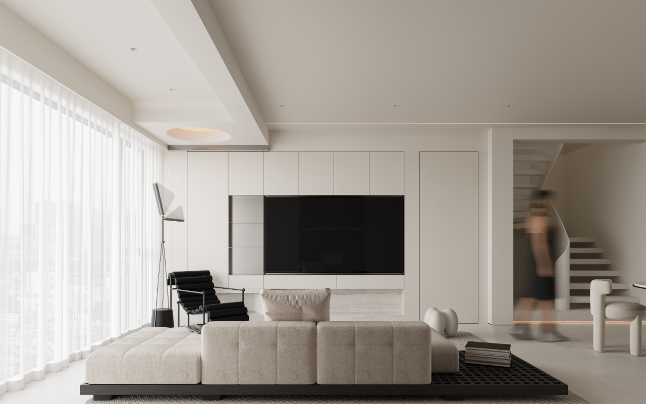 Crema 纯净 · 治愈丨H J SPACE DESING（逅界空间设计）-8