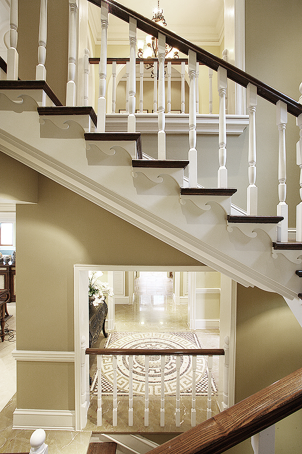 法式简约家装别墅样板房-2-14