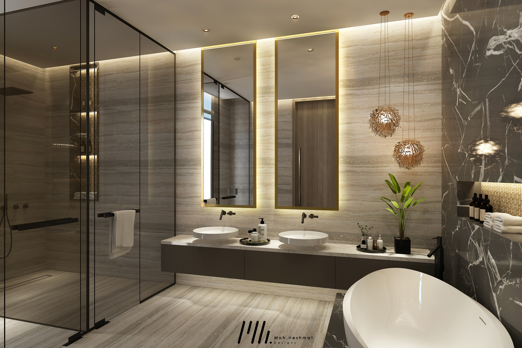 当代豪华私人别墅丨阿联酋沙迦-9