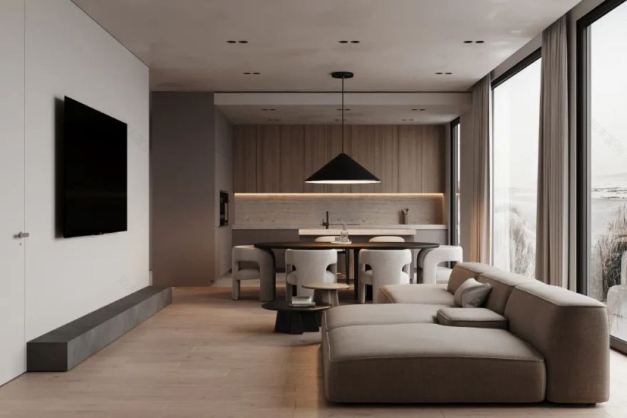 78㎡极简温暖公寓丨Lika Shakhnazarian-37