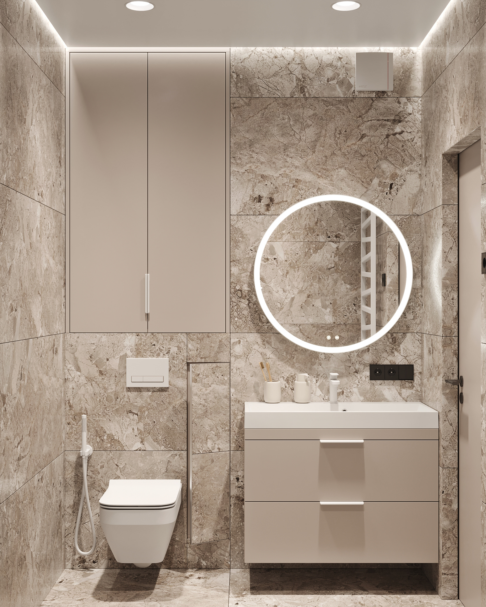 Contemporary Flat Design for Young Family-38