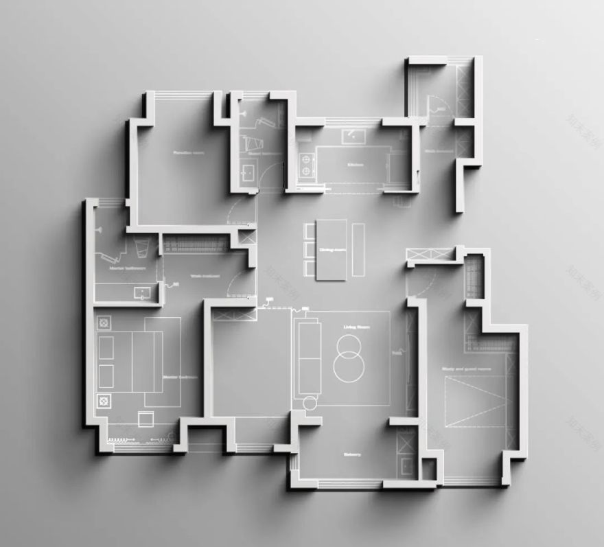 金地名悦现代风格猫舍设计丨室研设计-14