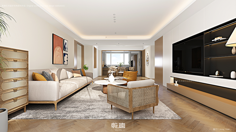 万润水岸豪庭日式奶油风私宅设计丨乾唐设计-11