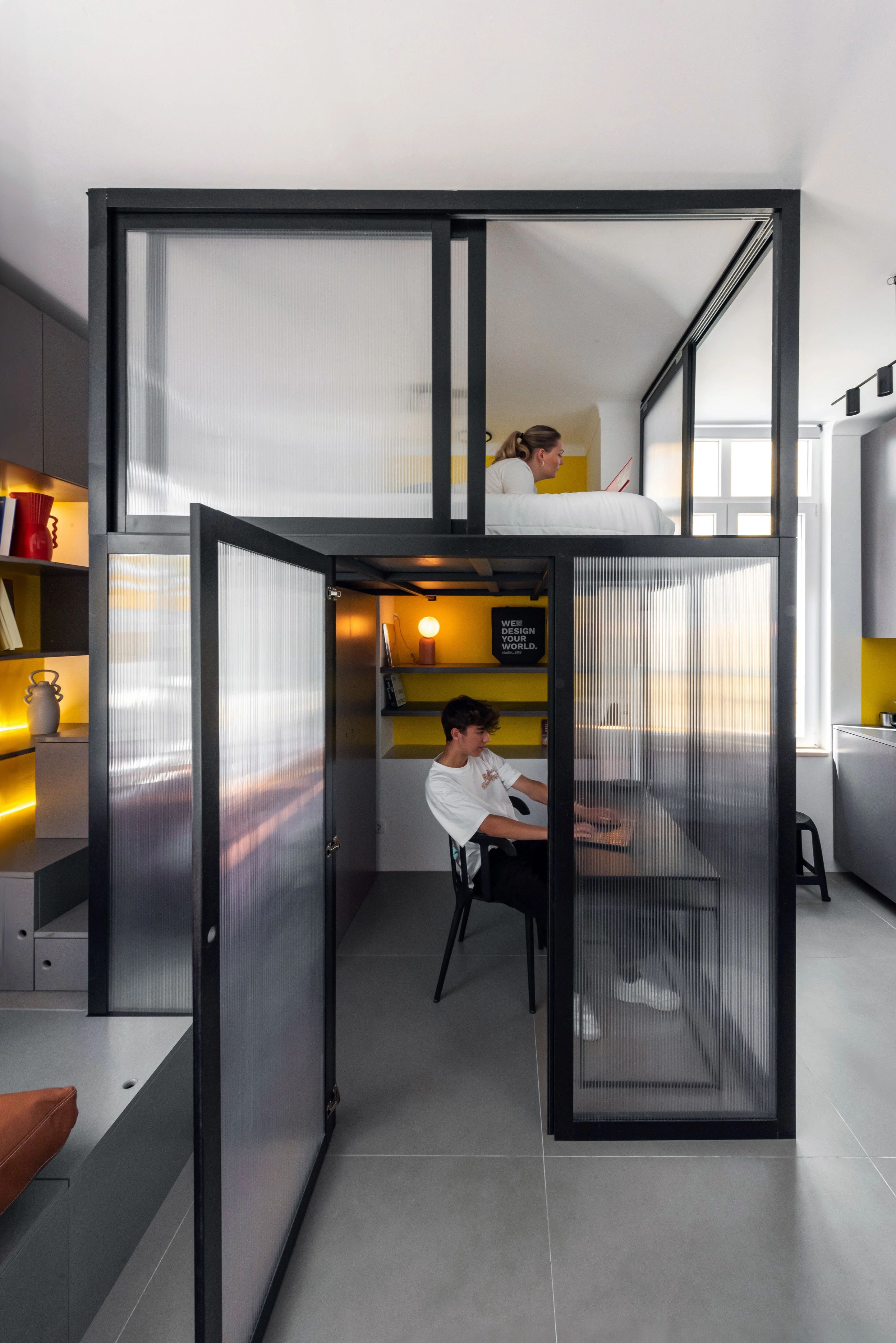 葡萄牙波尔蒂芒 32㎡一居室公寓设计丨Studio Arte architecture design-21