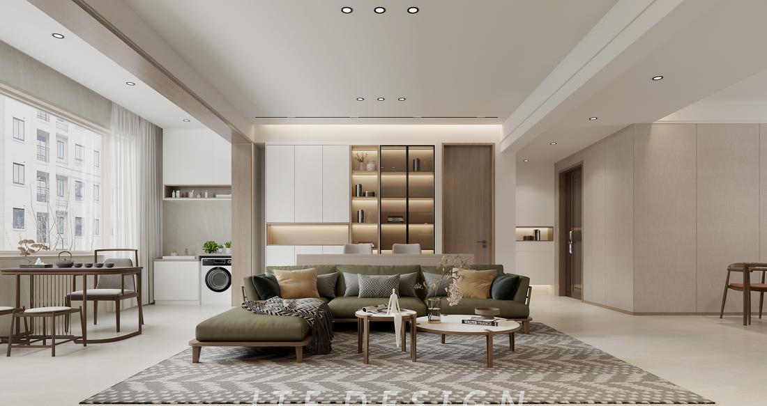 贾天峰丨平层丨
西城首府现代风格 -2