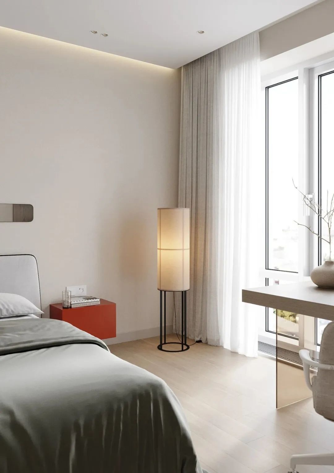 90㎡极简风住宅设计丨大树装饰-13