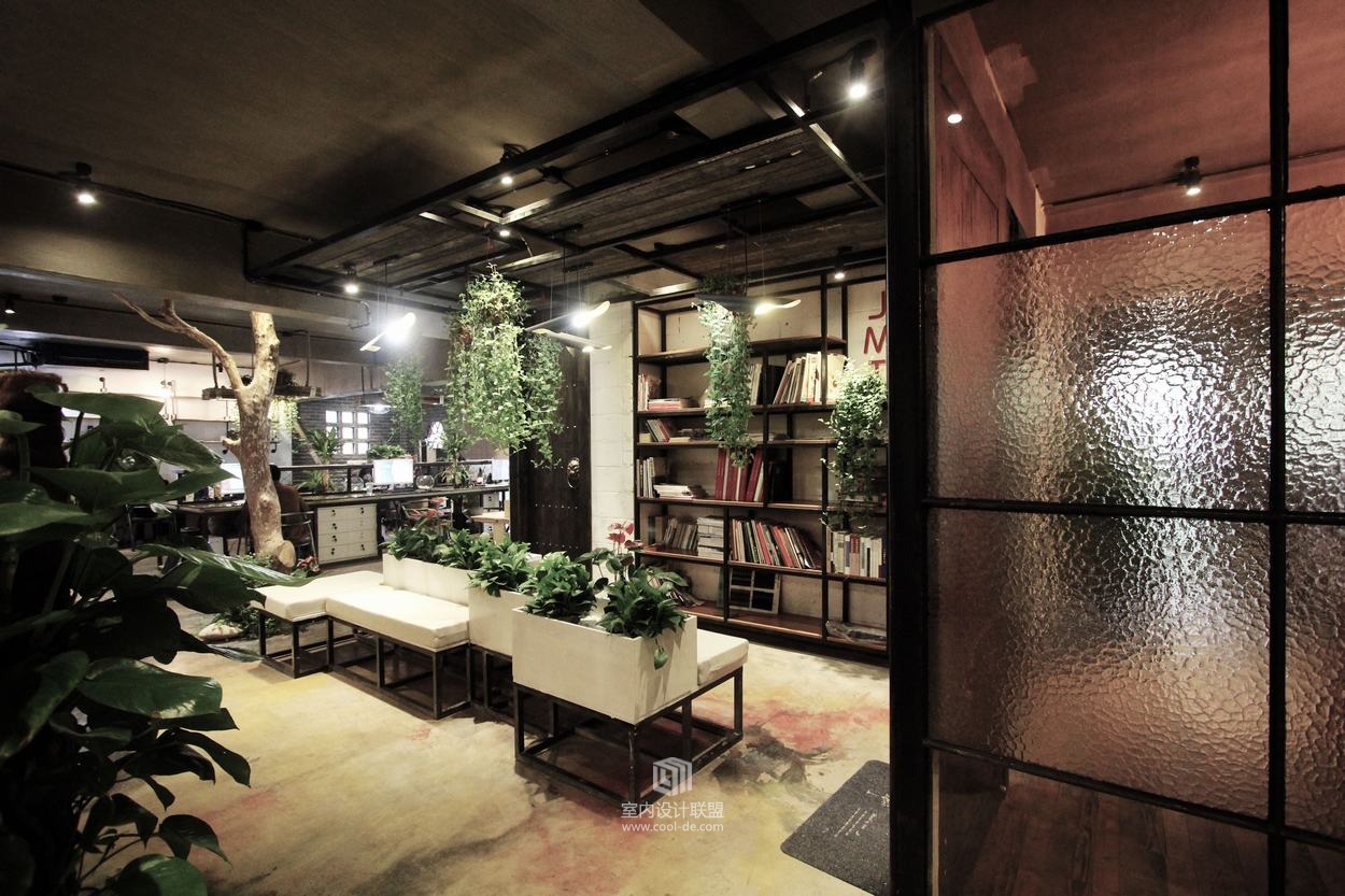 九门堂设计--广西南宁市一花一世界艺术生活馆办公休闲空间-14