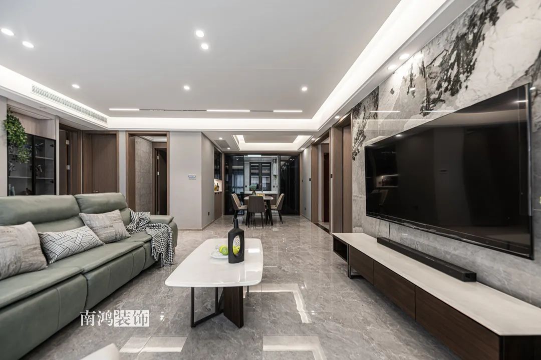 学成府 128㎡现代风格大平层设计丨浙江南鸿装饰-31