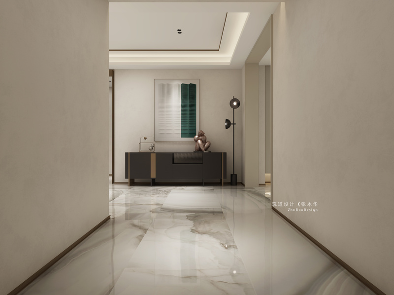 流动的光 · 现代轻奢大平层设计-14