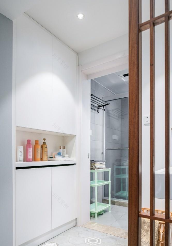 120平大四居日式混搭复式家-29