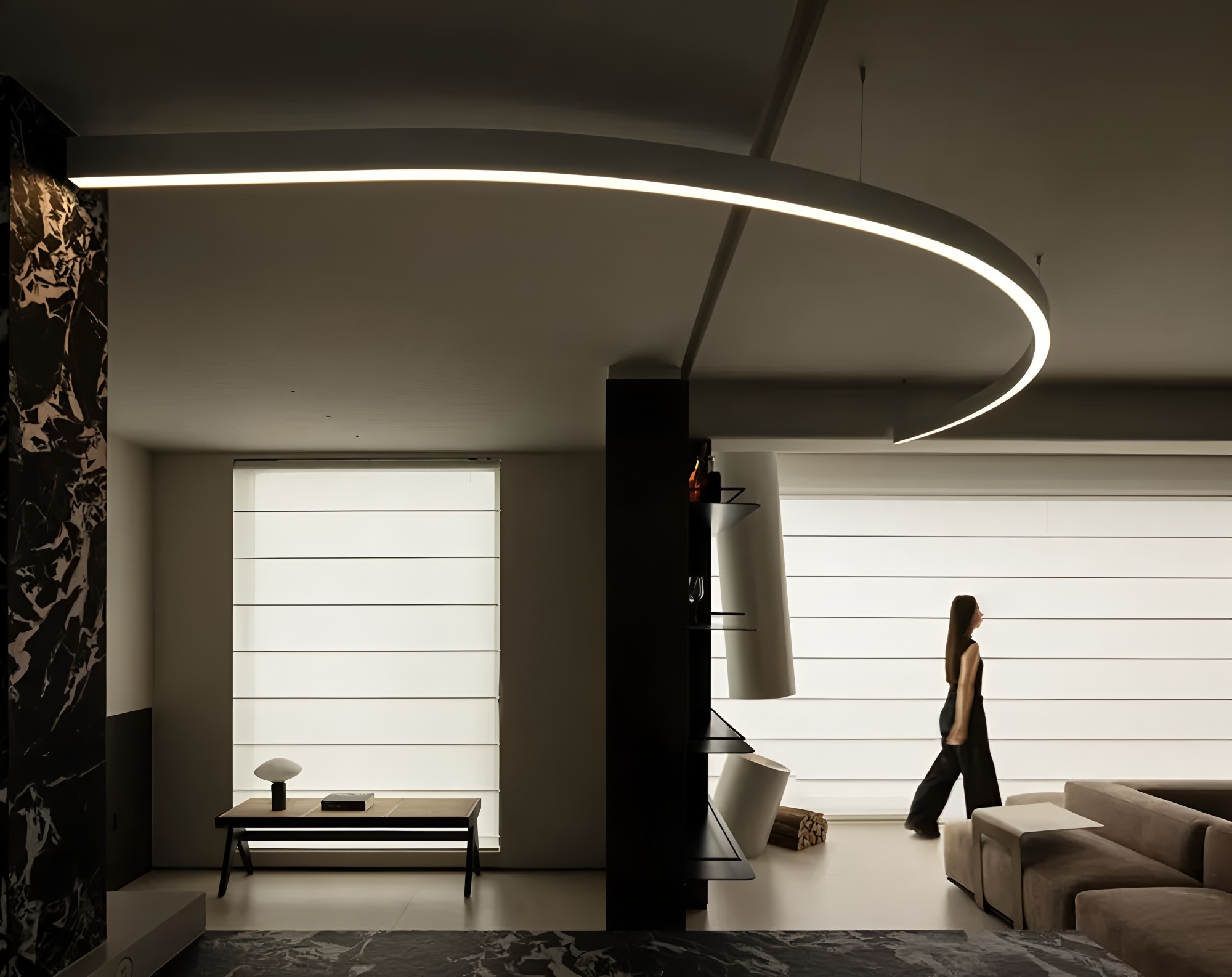 166㎡极简风格丨中国温州丨简印空间设计-8