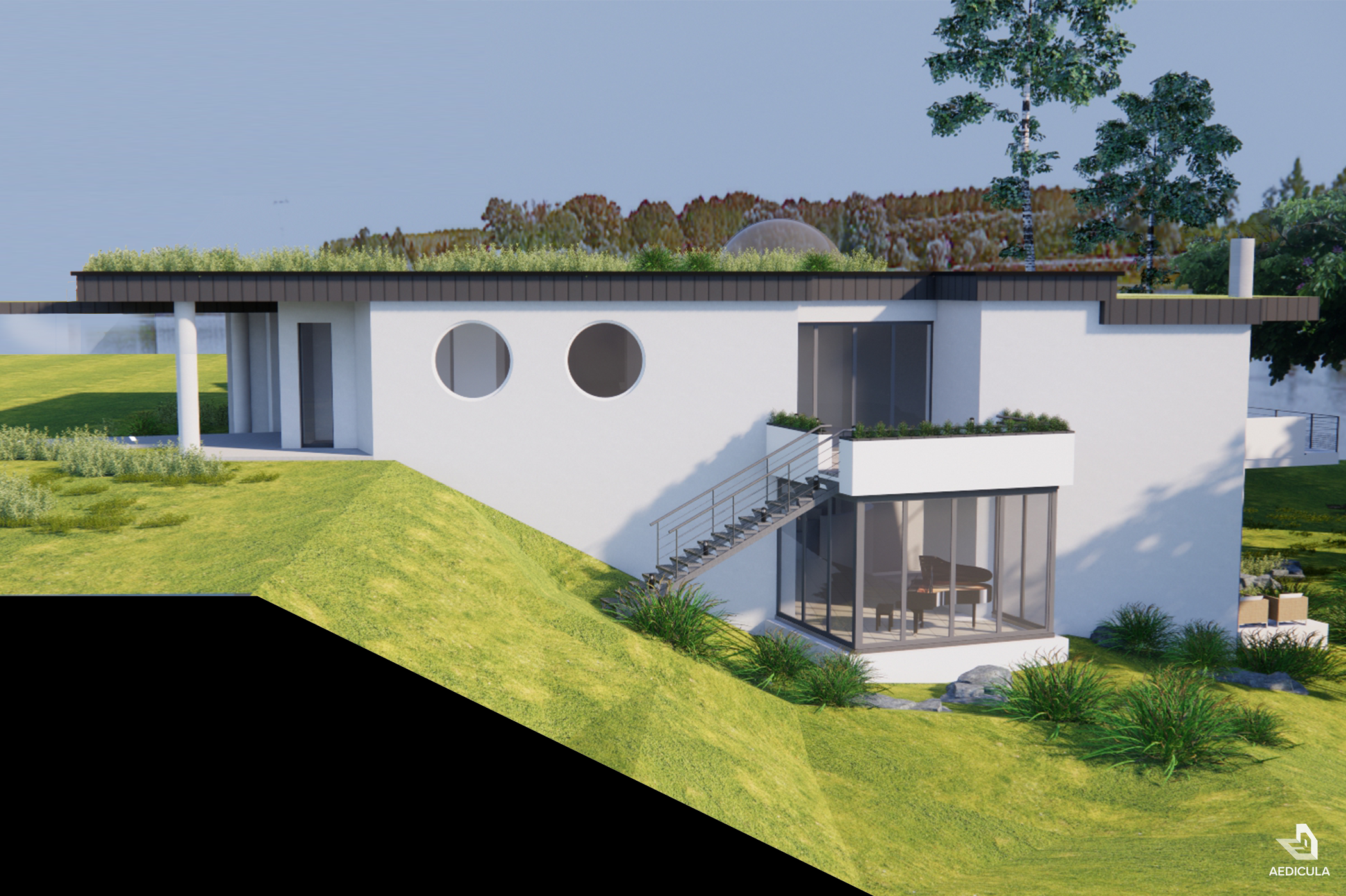 托伦的山坡上的房子丨波兰托伦丨Architect Małgorzata Grzyb-7
