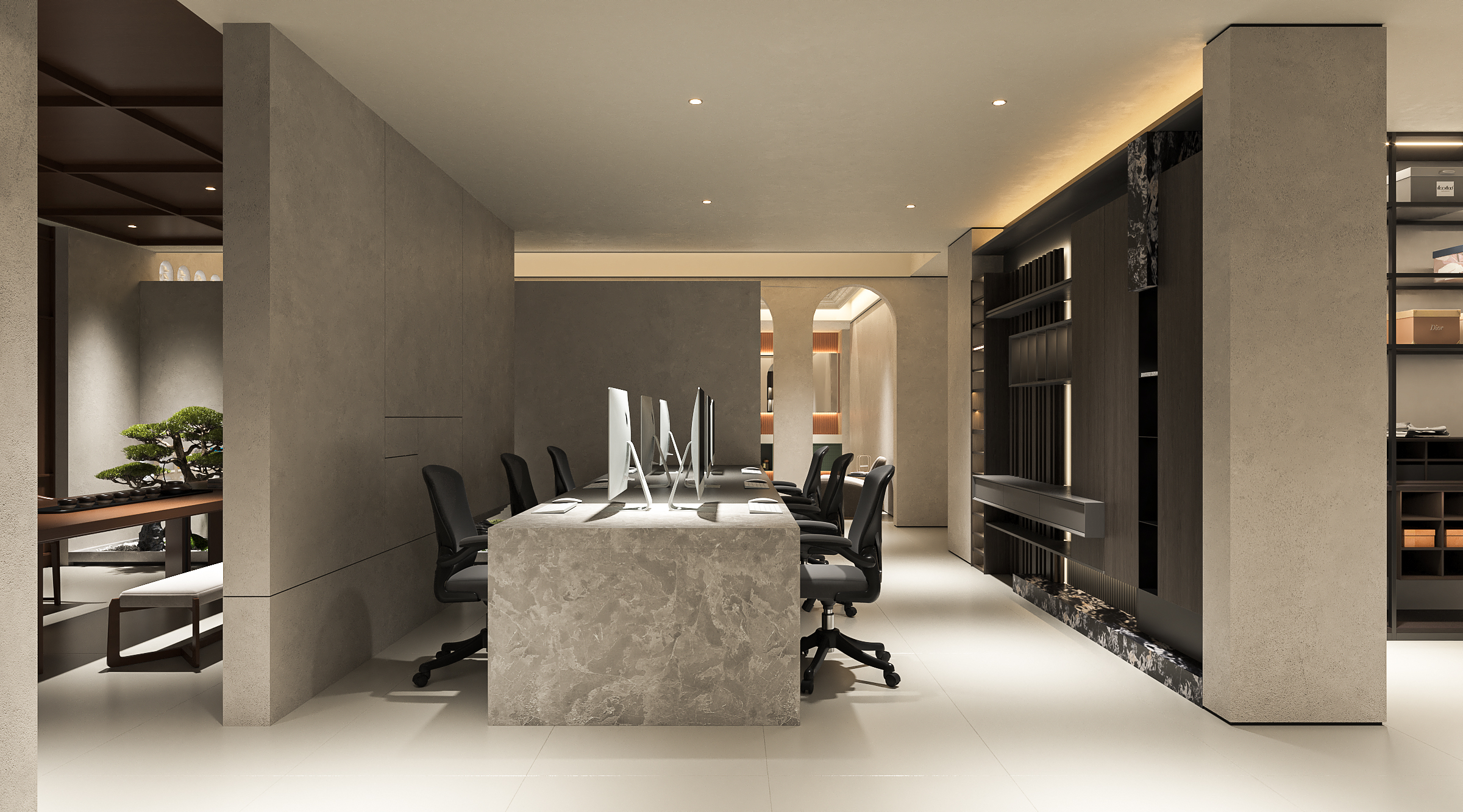 君ONE设计 · 意式高定展厅定制艺术级生活场景-26