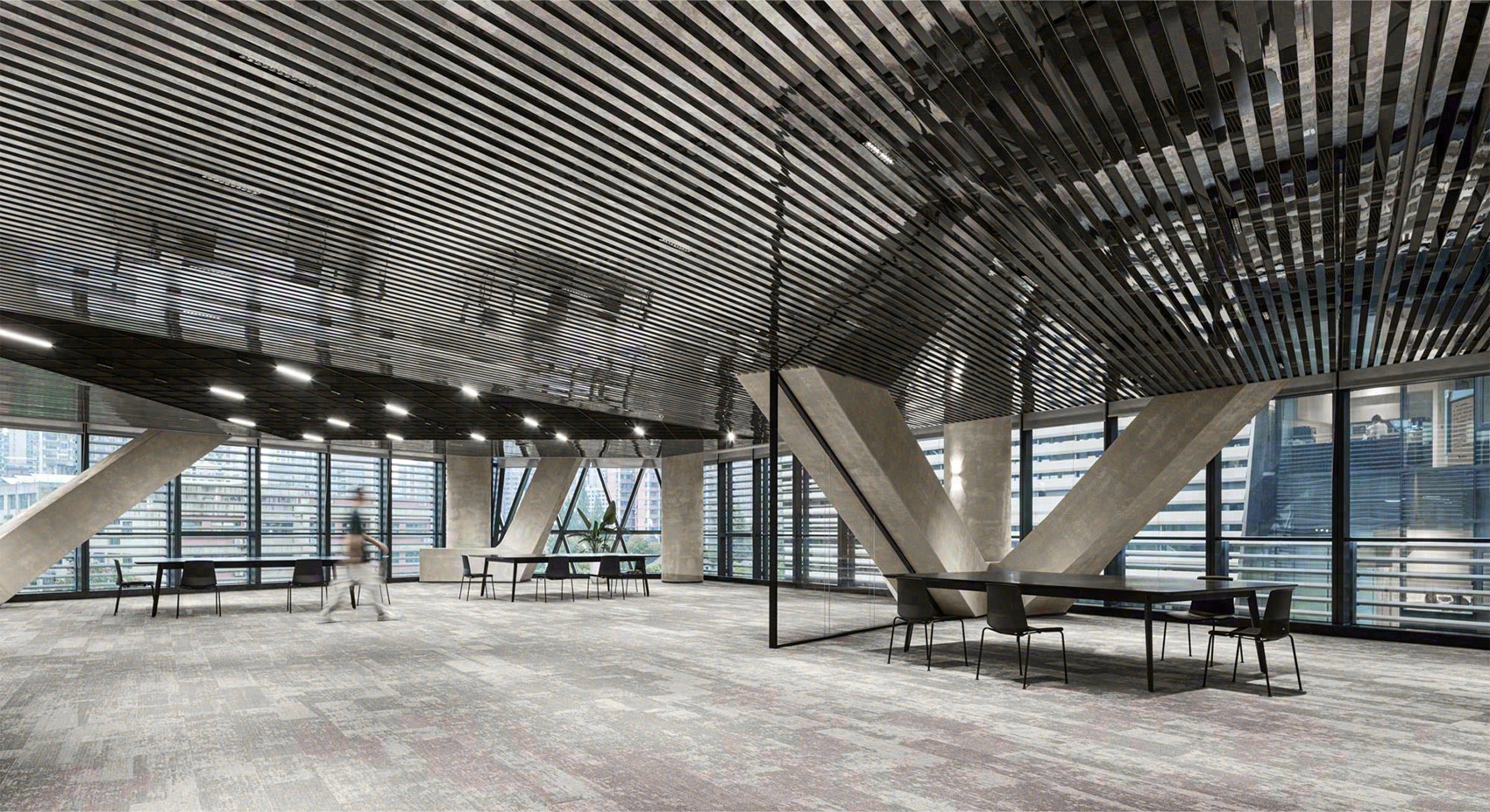 上海李宁中心室内设计丨中国上海丨COLORFULL 昱景设计-71