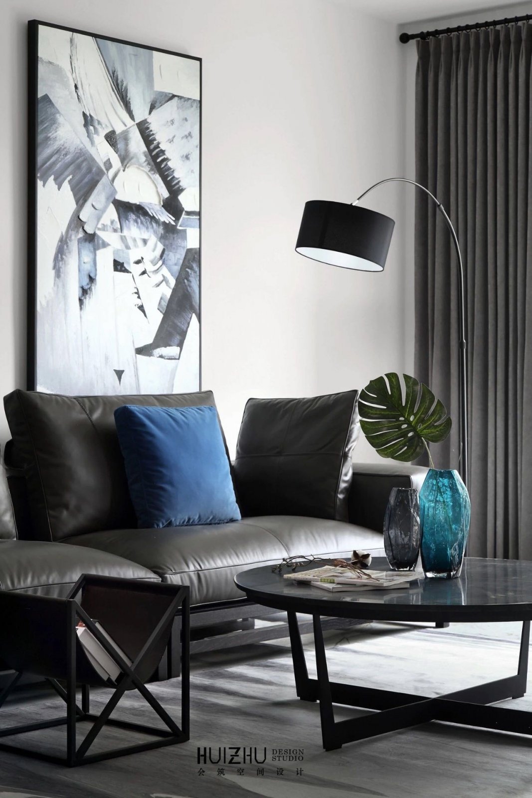 简逸安然现代二人居  会筑空间设计-2