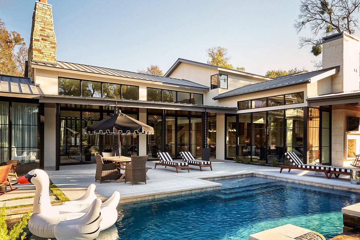 新的中世纪现代建筑风格住宅丨美国达拉斯丨Maestri Studio-9