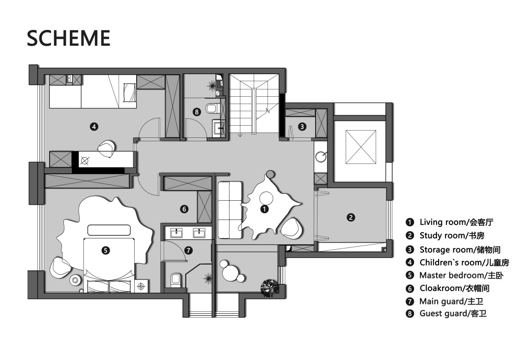 花园入室,三代同住的家丨逅屋一舍-49