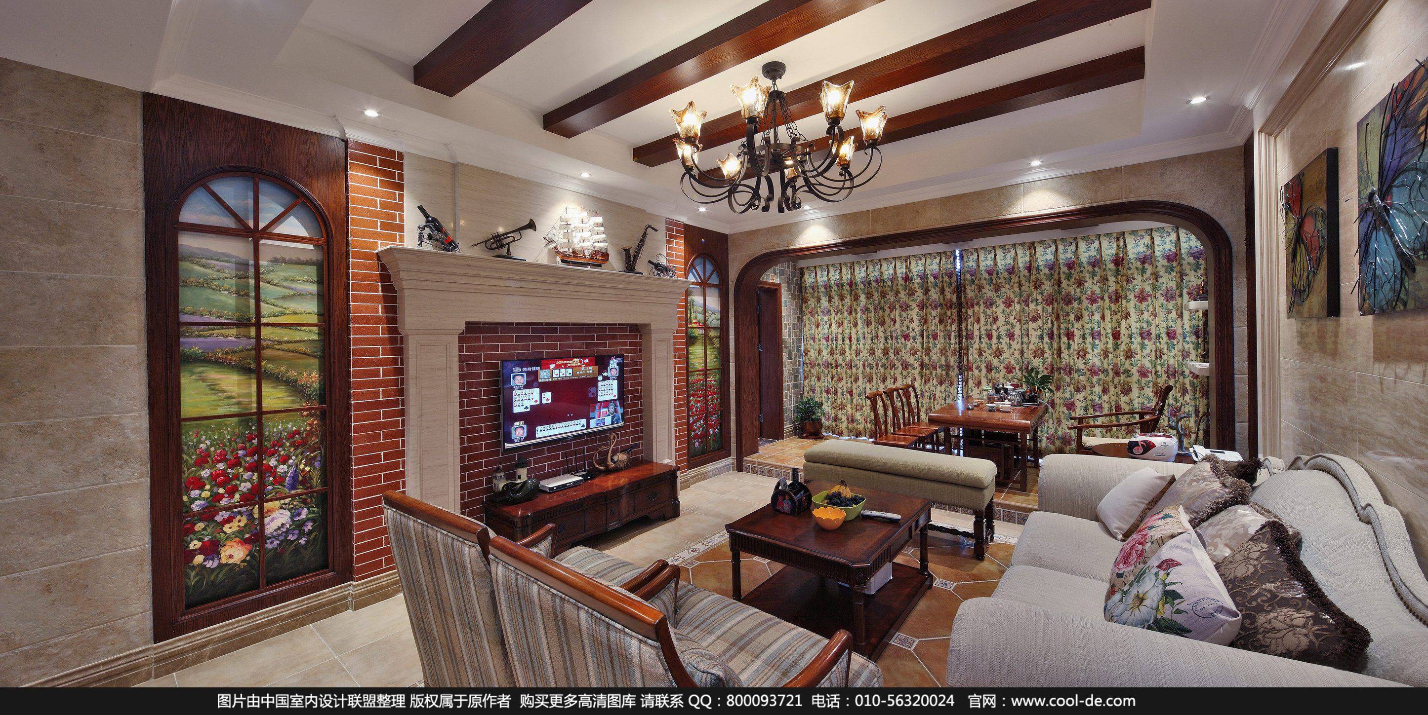 深圳慢城美式风格家居    白益森设计作品-53