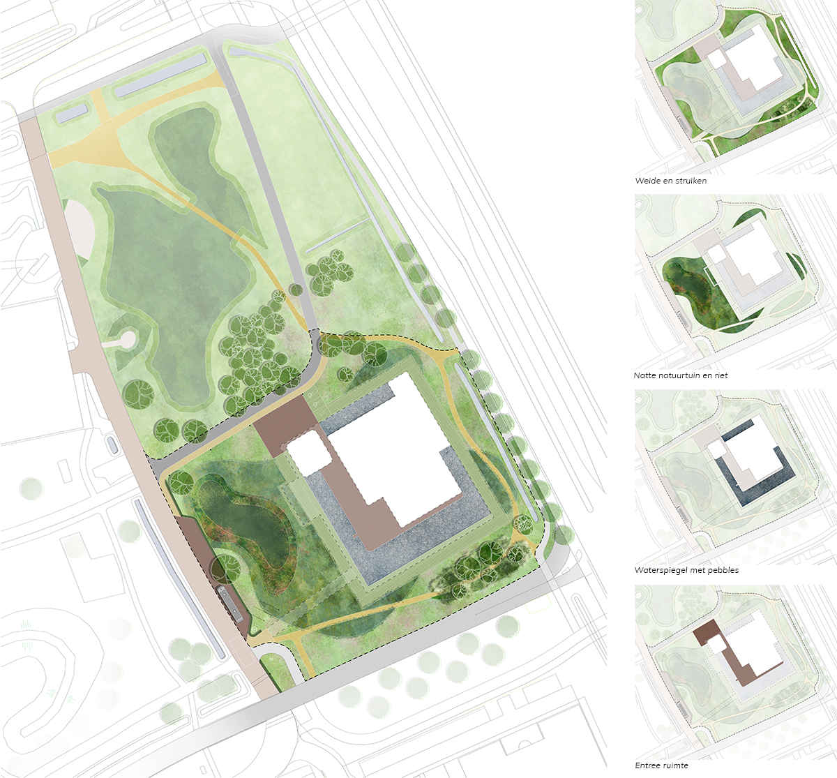 Natte natuurtuin Omnia（Omnia湿地自然花园）丨Broekbakema-4